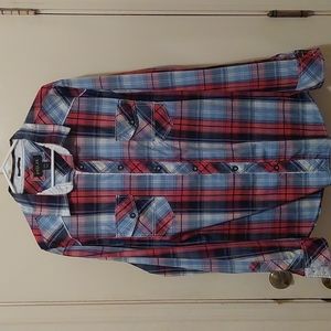 Like New Helix Men's Button Down Long Sleeve Shirt